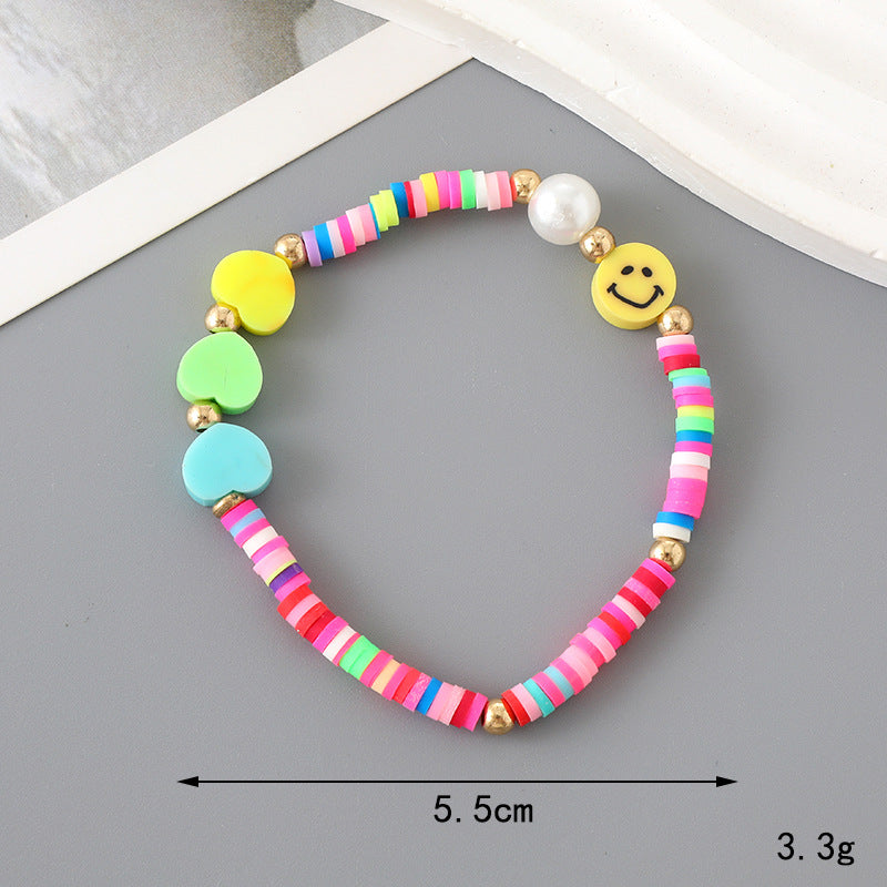 Wholesale Handmade Love Beaded Flower Bracelet ACC-BT-YiL008