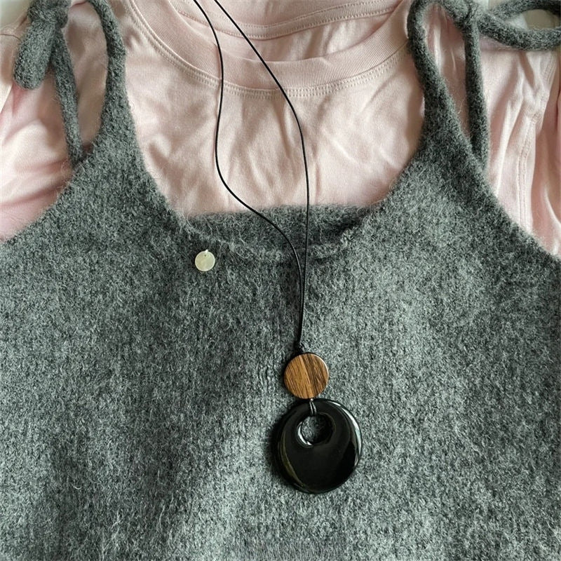 Wholesale Fashion Bow Heart Long Necklace