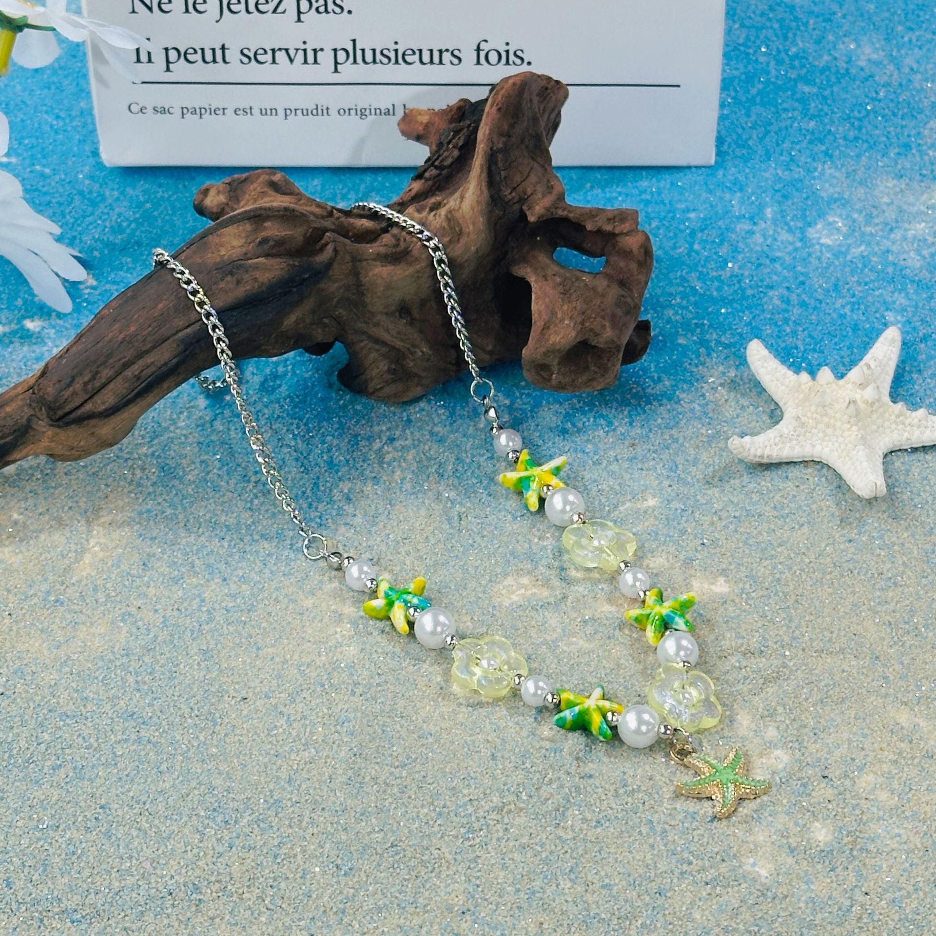 Wholesale Summer seaside pearl shell necklace