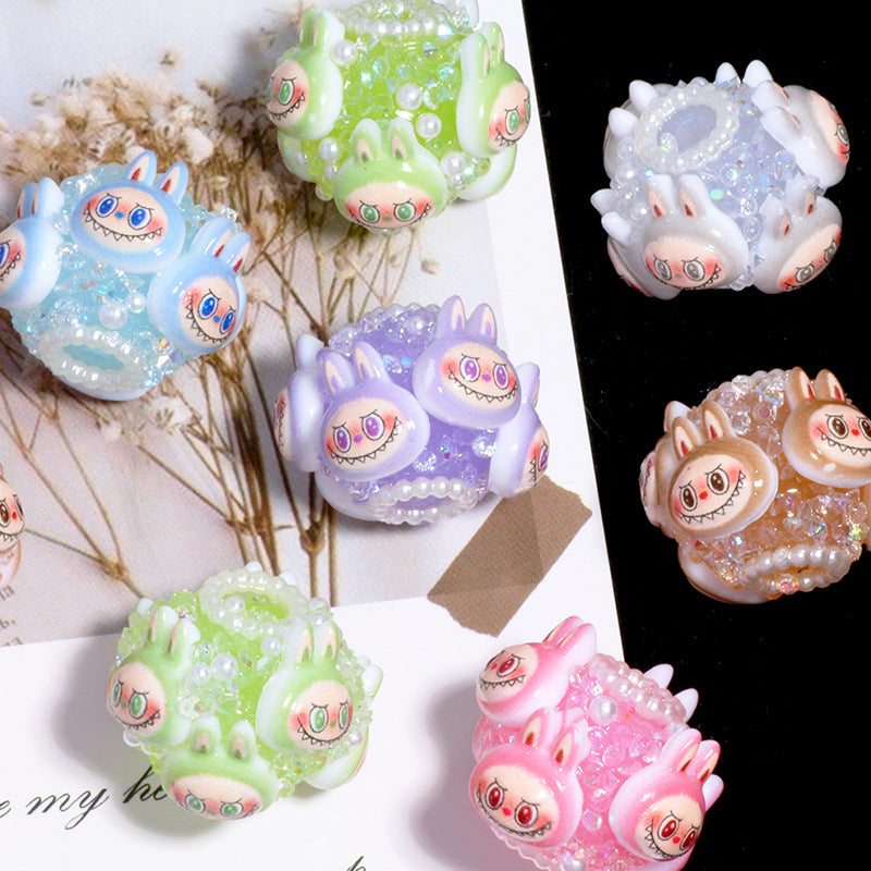 Wholesale 10pcs Soft Clay Cute Cartoon Beads DIY Bead Accessories