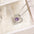 Wholesale Double Heart Pendant Necklace  Inlaid Colorful Zircon Heart-to-Heart Necklace