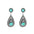 Wholesale vintage Bohemian turquoise earrings suit