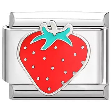 Wholesale Italian Charm Bracelet 9mm DIY Splicing Red Series Stainless Steel Composable Bracelet