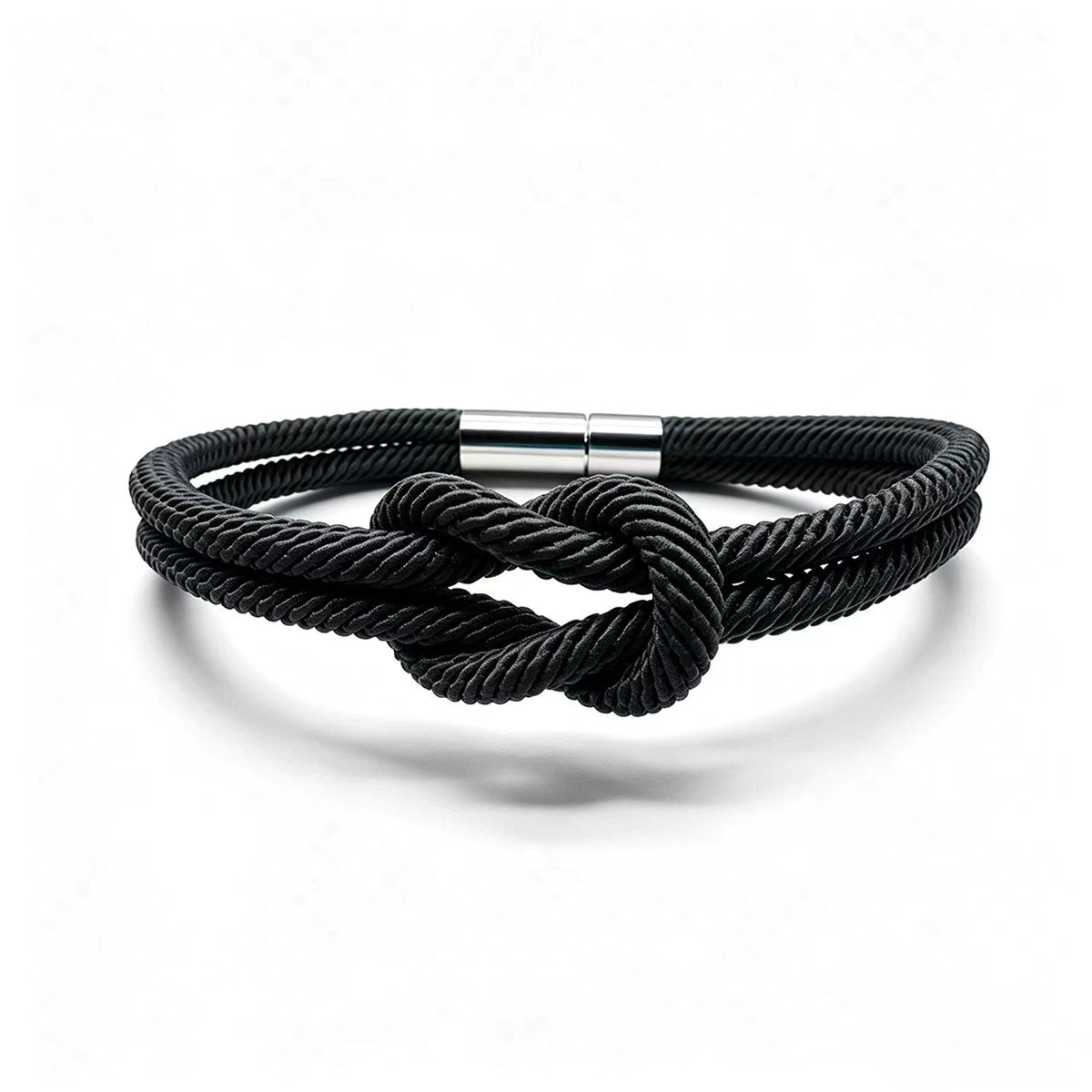 Wholesale Trendy 8 Knot Milan Rope Bracelet Handwoven Adjustable Unisex Couple Style Black Boutique Resale