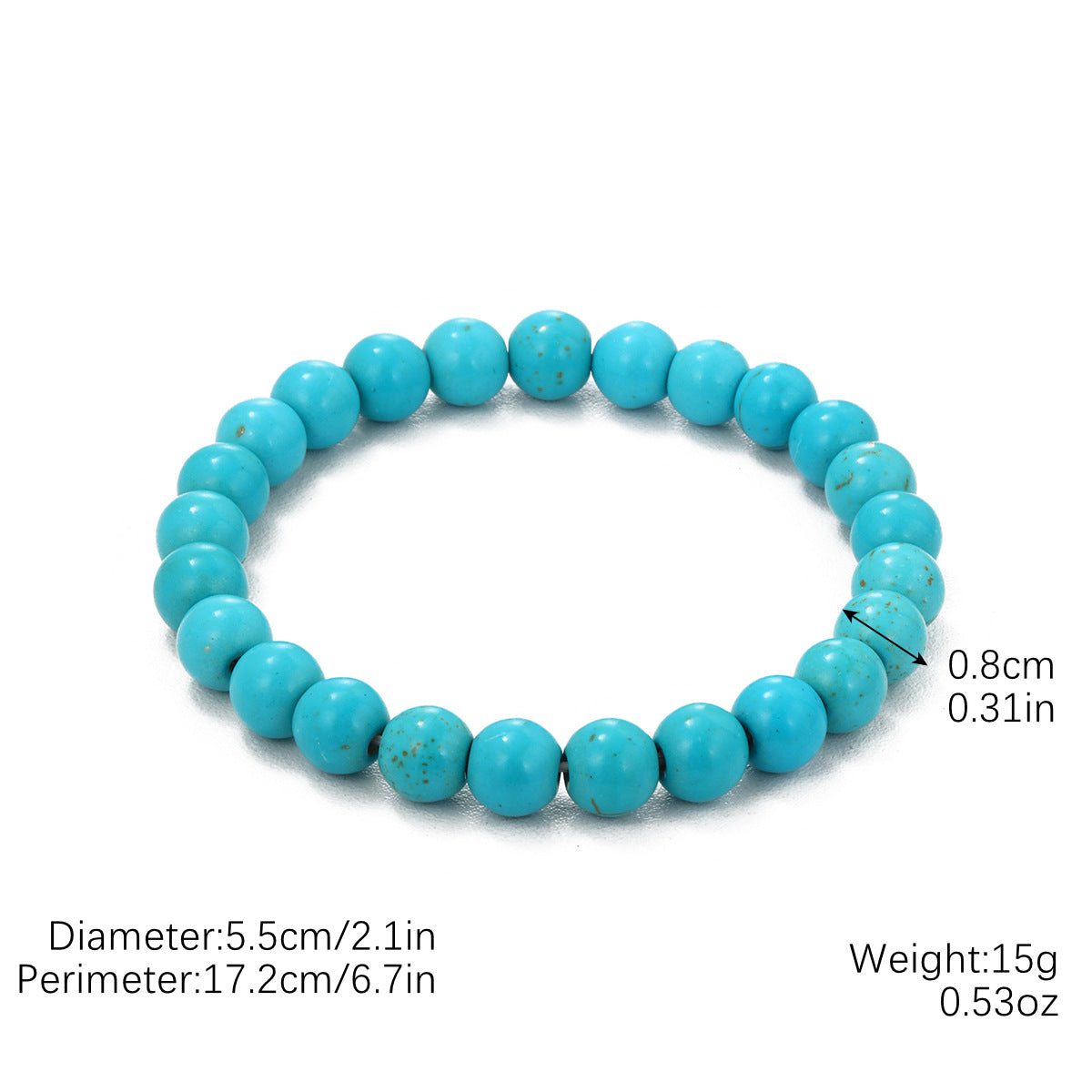 Wholesale Bohemian Ethnic Style Turquoise Beaded Bracelet ACC-BT-ManYi004