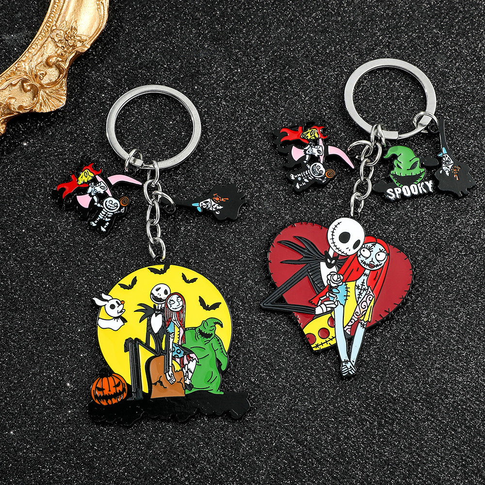 Wholesale Halloween Cartoon Anime Metal Keychains ACC-KC-YBY002