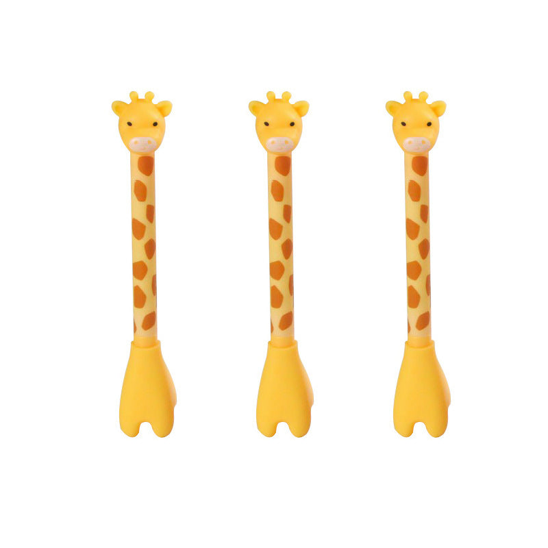 Wholesale Cartoon cute giraffe gel pen