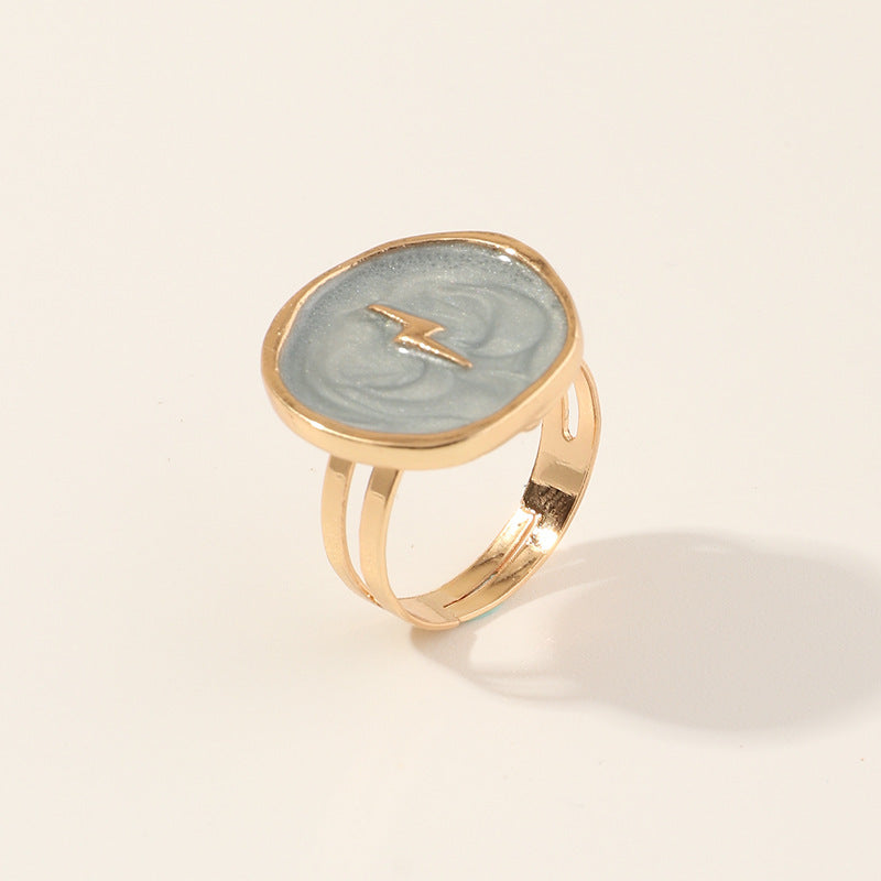 Wholesale  alloy Dream star love moon pendant personality drop oil fashion clavicle chain