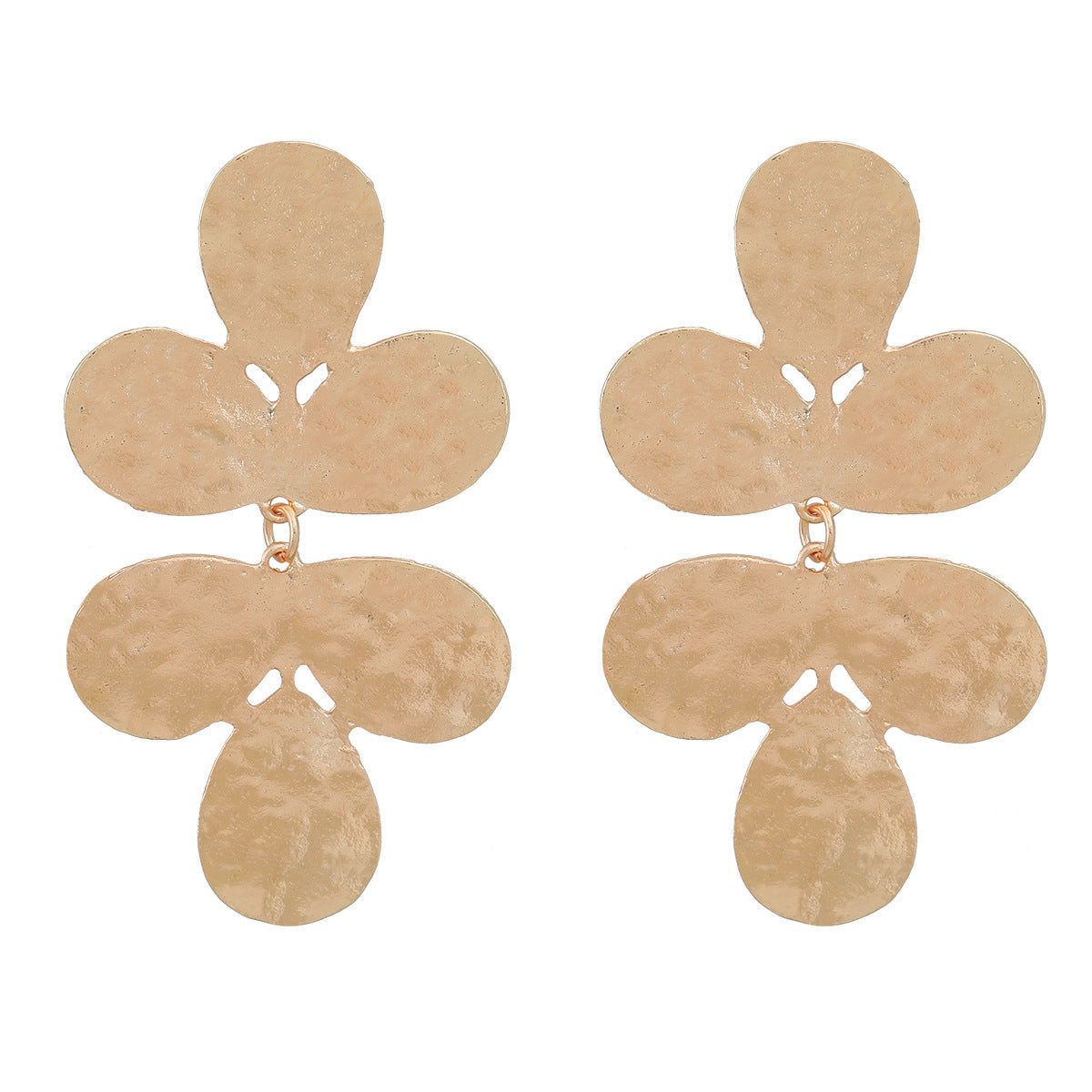 Wholesale Metal Alloy Flower Earrings