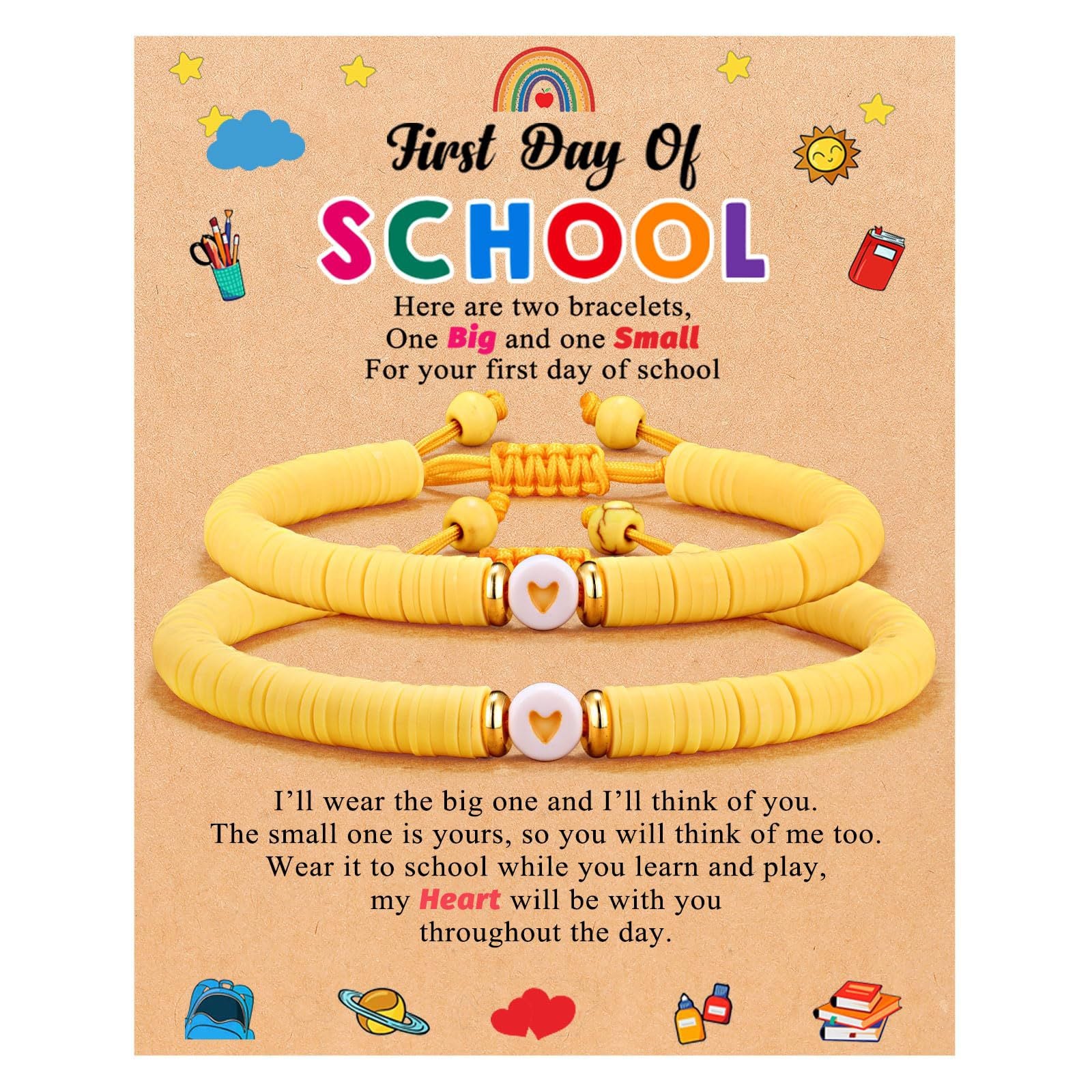 Wholesale Colorful Polymer Clay Bracelets for The Back-to-school Season ACC-BT-FenRui005