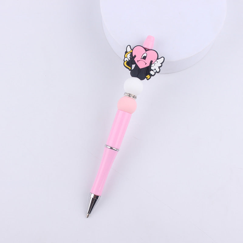 Wholesale Cartoon Silicone Animal Bee Dog Beaded Pen