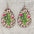 Wholesale  Valentine's Day earrings cute cat leopard cactus wooden earrings