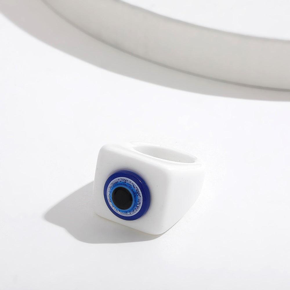 Wholesale  fashion resin ring  creative eye ring