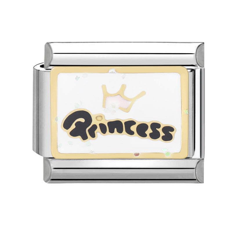 Wholesale Italian Charm Bracelet 9mm DIY Splicing White Series Titanium Steel Composable Bracelet