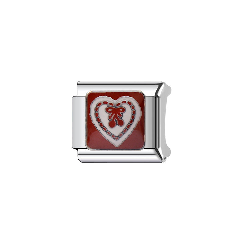 Wholesale Italian Charm Bracelet 9mm DIY Splicing Cute Creative Stainless Steel Composable Bracelet