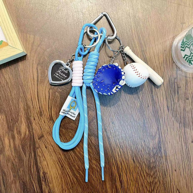 Wholesale Acrylic Tennis Tassel Keychain - Trendy Car Key Accessory for Everyday Use