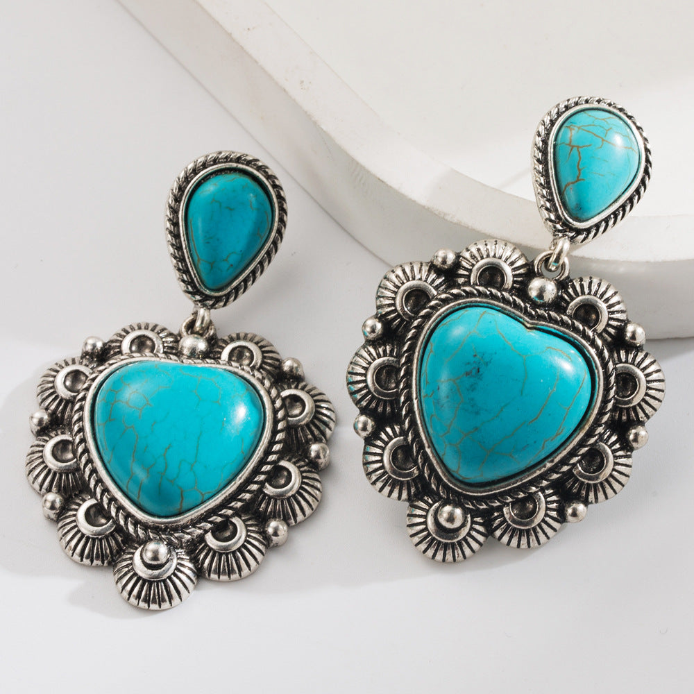 Wholesale Western Style Turquoise Earrings