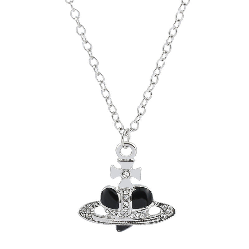 Wholesale Love Rhinestone Necklace Personalized Versatile Flash Diamond Necklace