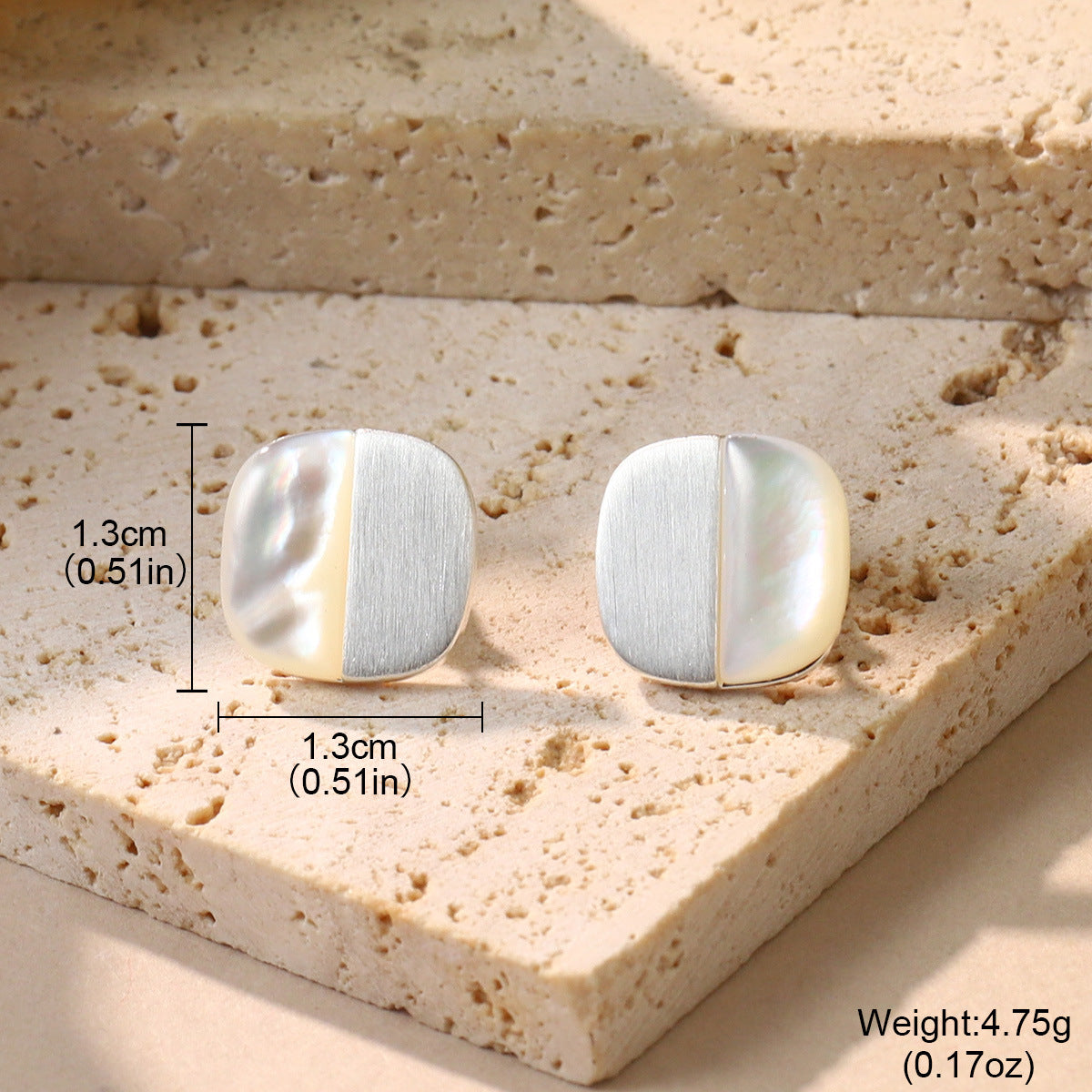 Wholesale  Geometric Heart Shaped Earrings