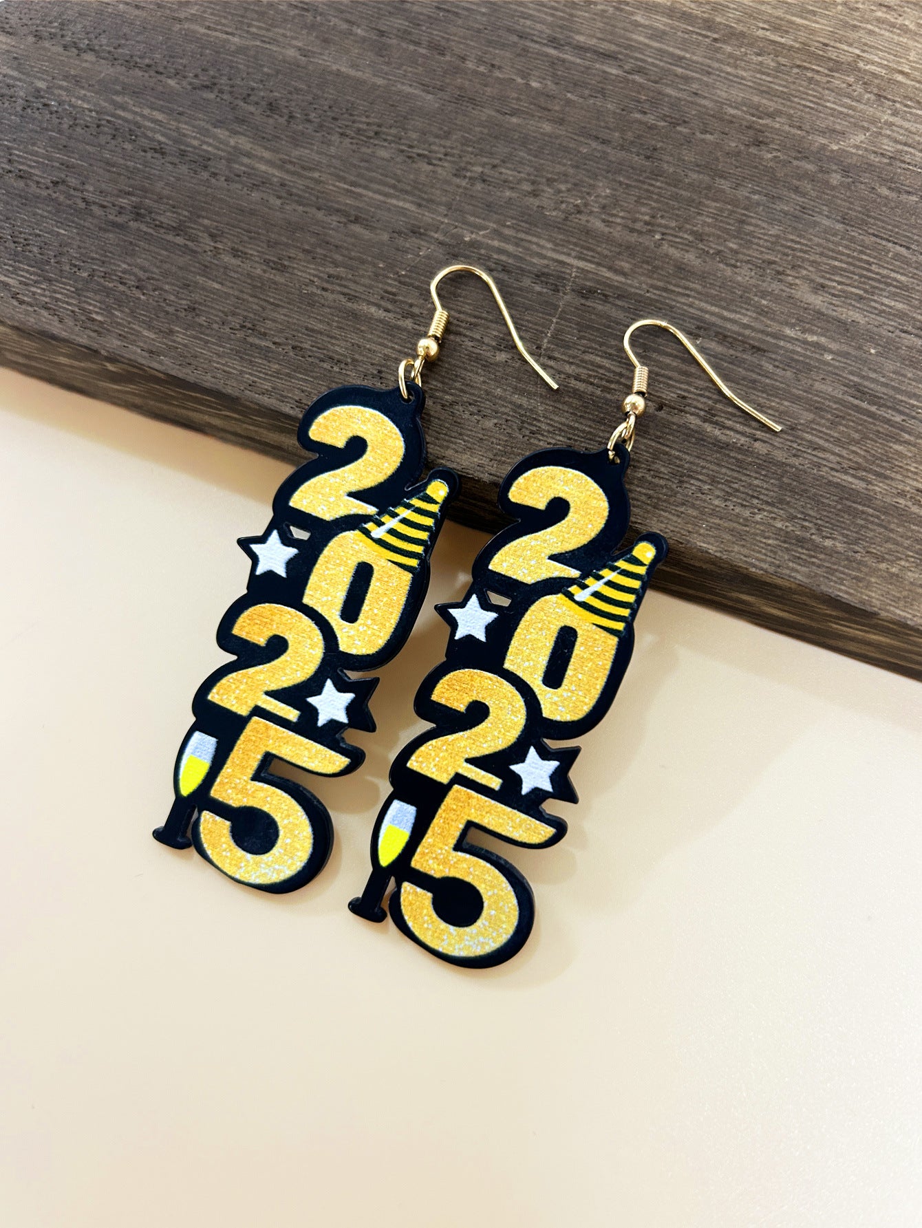Wholesale  2025 digital earrings personality  earrings accessories