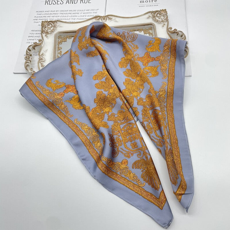 Wholesale multi-color  Silk f 70* 70cm Large Square  Scarf