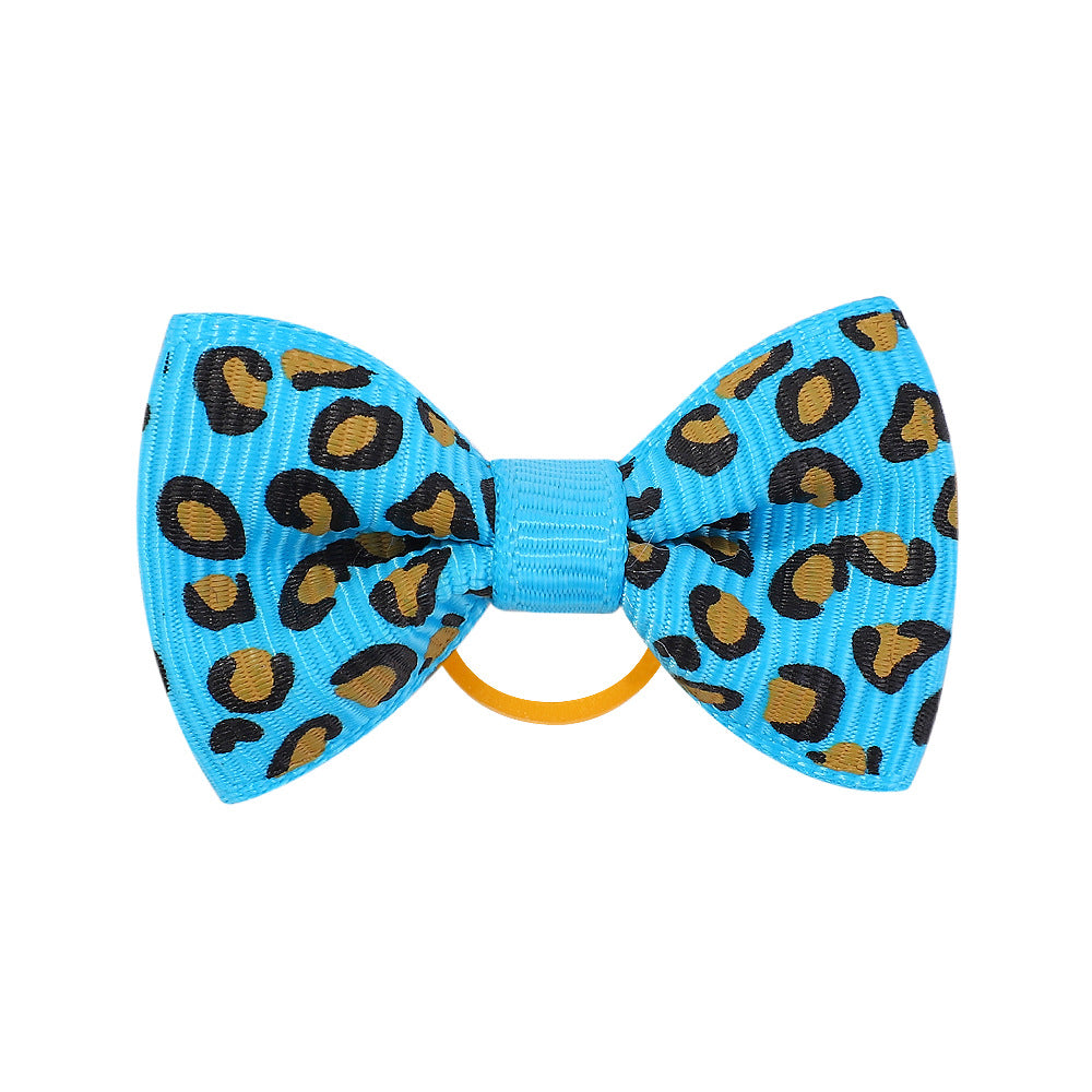 Wholesale 12pcs Children's Printed Bow Kids Hair Scrunchies ACC-HS-YaLun001