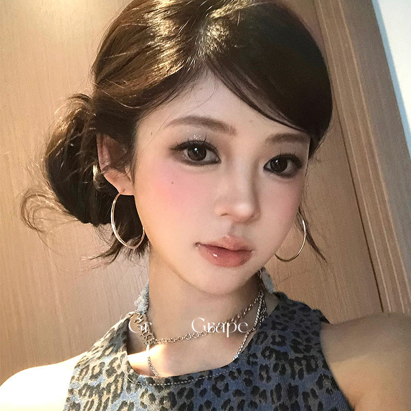 Wholesale Vintage Metallic Shiny Spherical Earrings