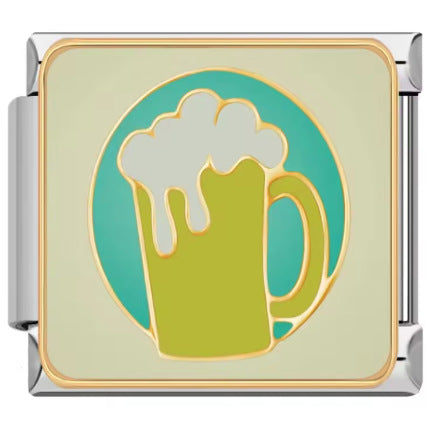 Wholesale Italian Charm Bracelet 9mm DIY Splicing Cute Creative Pattern Stainless Steel Composable Bracelet