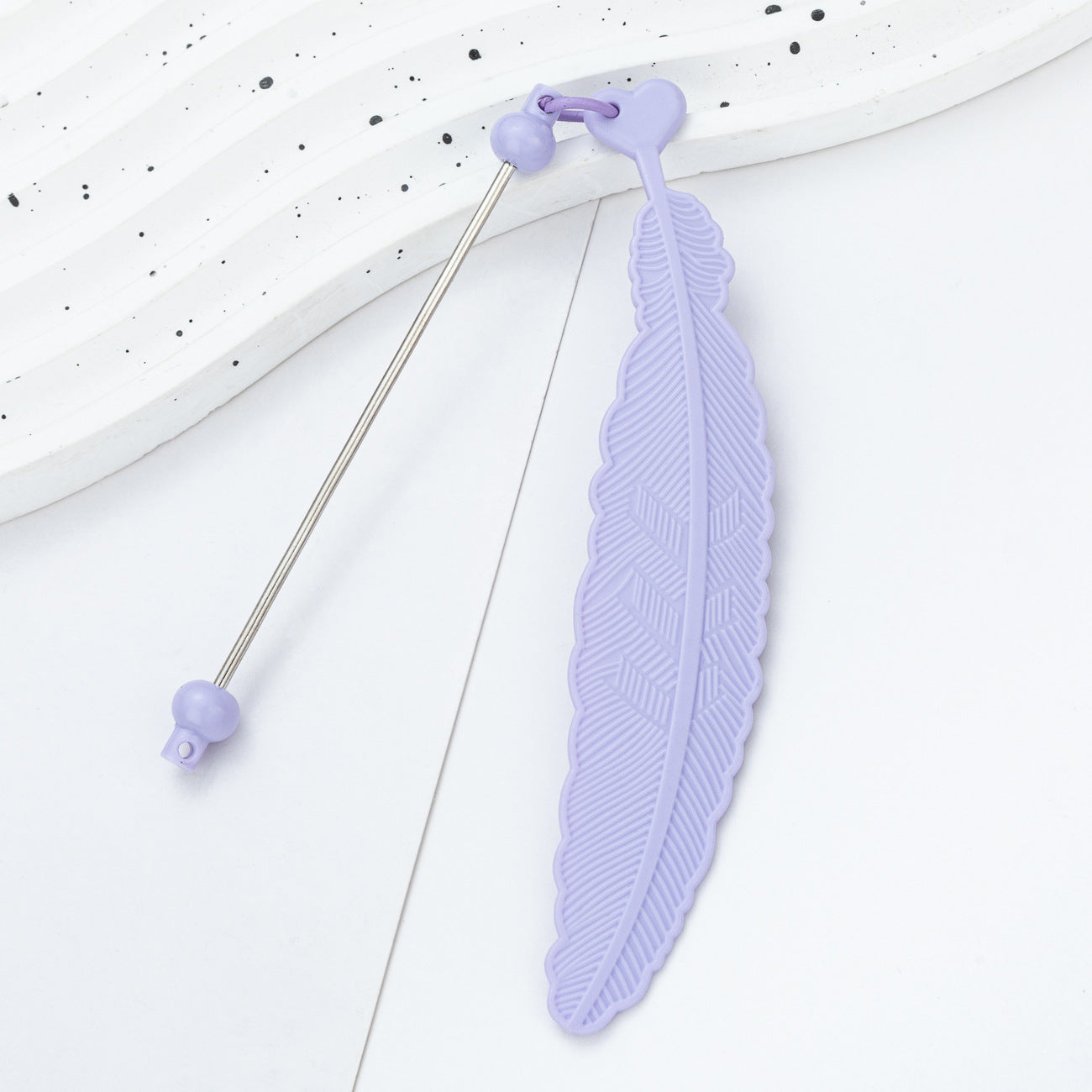Wholesale DIY Beadable Feather Bookmark