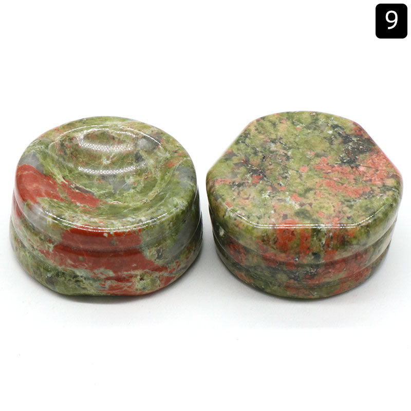 Wholesale Natural Crystal Agate Stone Ball Base ACC-DS-KeSuo003