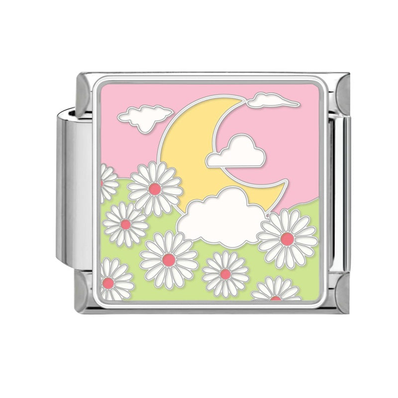 Wholesale Italian Charm Bracelet 9mm DIY Splicing Cute Creative Pendant Stainless Steel Composable Bracelet