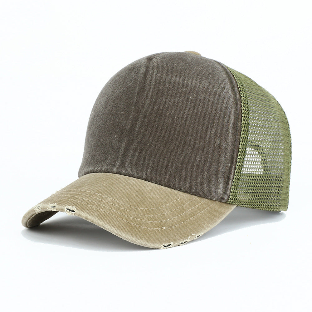 Wholesale Vintage Cotton Mesh Baseball Cap ACC-HT-RongZhao020