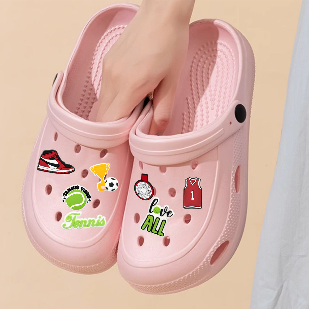 Wholesale Random 100pcs Sports Series Shoes Accessories Shoes Charms