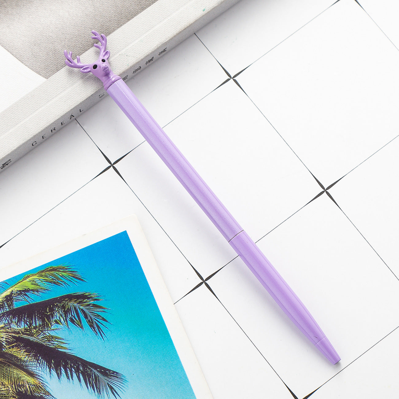 Wholesale Cute Colorfulfulful Deer-shaped Ballpoint Pen