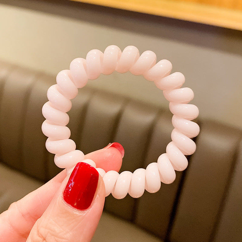 Wholesale 10pcs Candy Color Telephone Cord Hair Scrunchies ACC-HS-Huidi015
