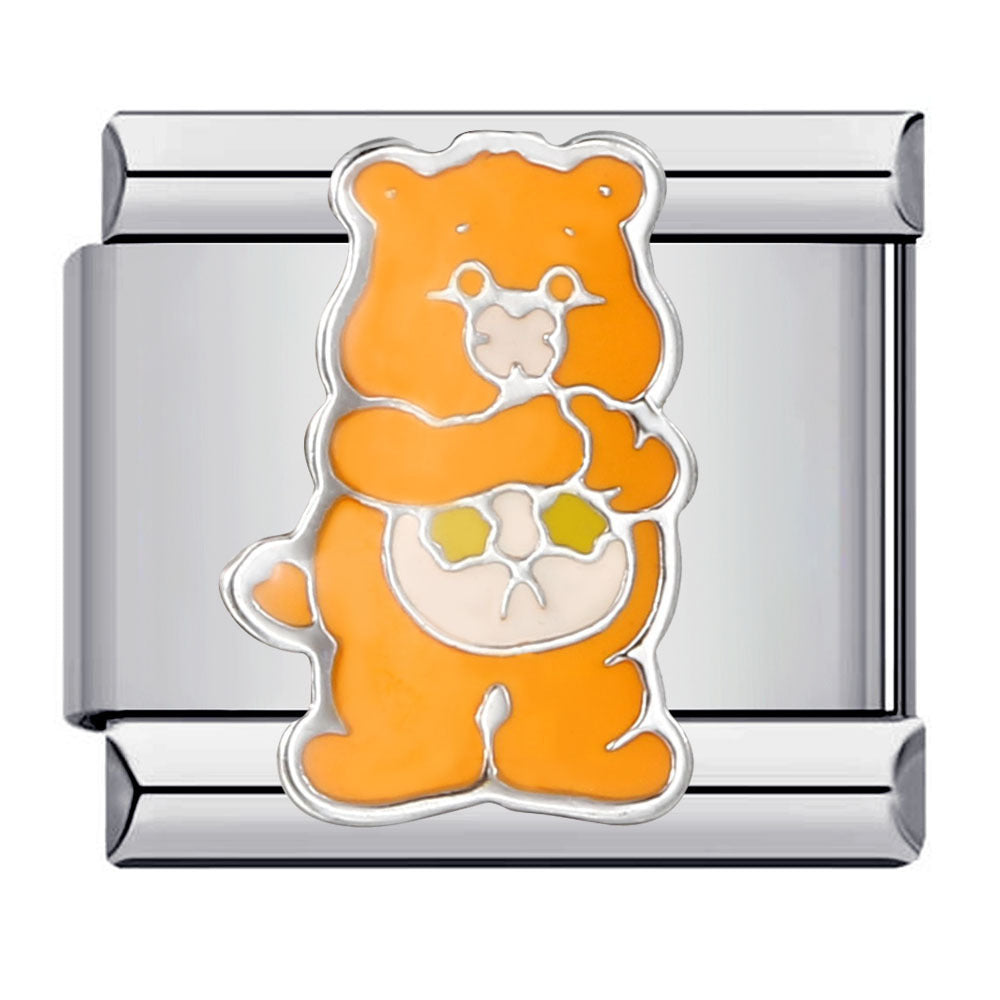 Wholesale Cute Bear Italian Module Bracelet Stainless Steel Welding Pattern DIY Charms