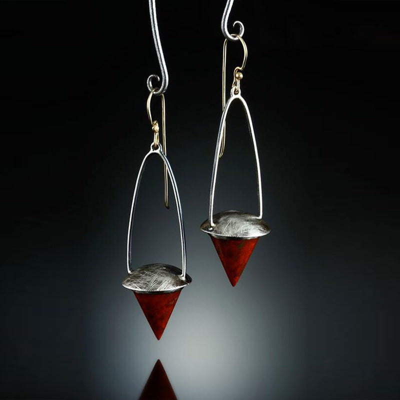 Wholesale gyro-shaped earrings