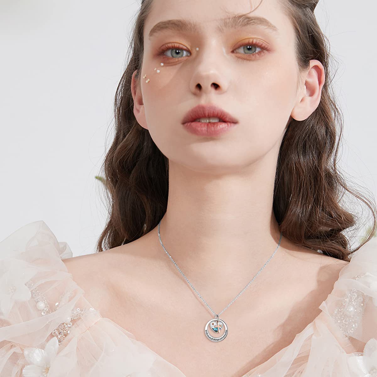 Wholesale Faith Hope Love Cross Mustard Seed Stainless Steel Necklace ACC-NE-MS024