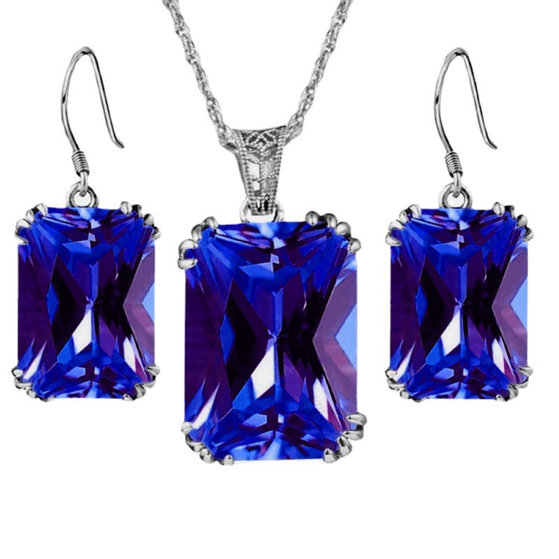 Wholesale  vintage clavicle chain crystal pendant accessories jewelry