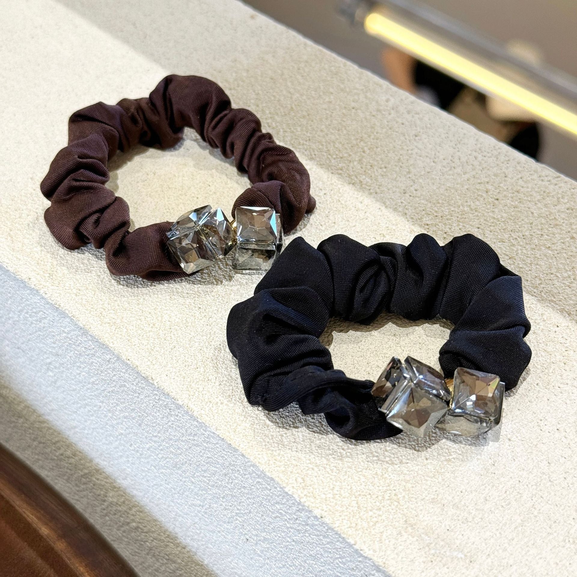 Wholesale Crystal Elastic Hair Ties Luxury Hair Accessories