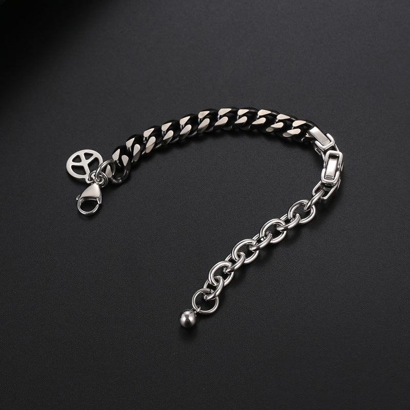 Wholesale Cuban Chain Titanium Steel Bracelet ACC-BT-Yixin008