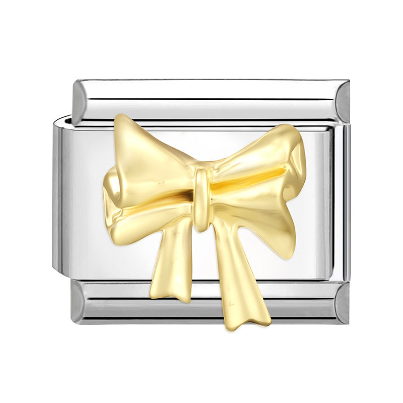 Wholesale Italian Charm Bracelet 9mm DIY Splicing Cute Creative Stainless Steel Composable Bracelet