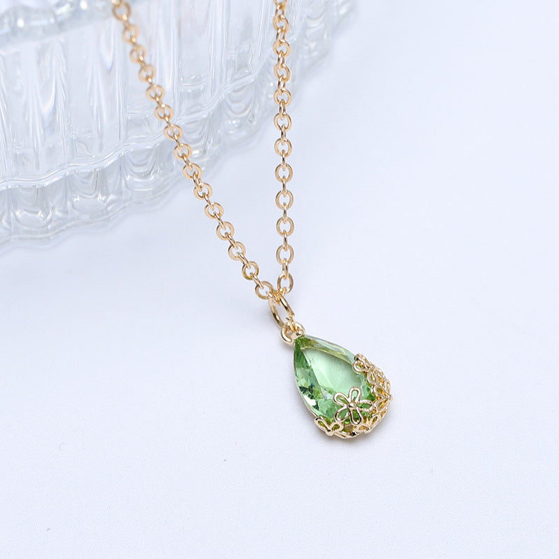 Wholesale Zircon Pendant Necklace Choker Necklace ACC-NE-Hans001