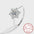 Wholesale Diamond-embedded snowflake S925 sterling silver ring