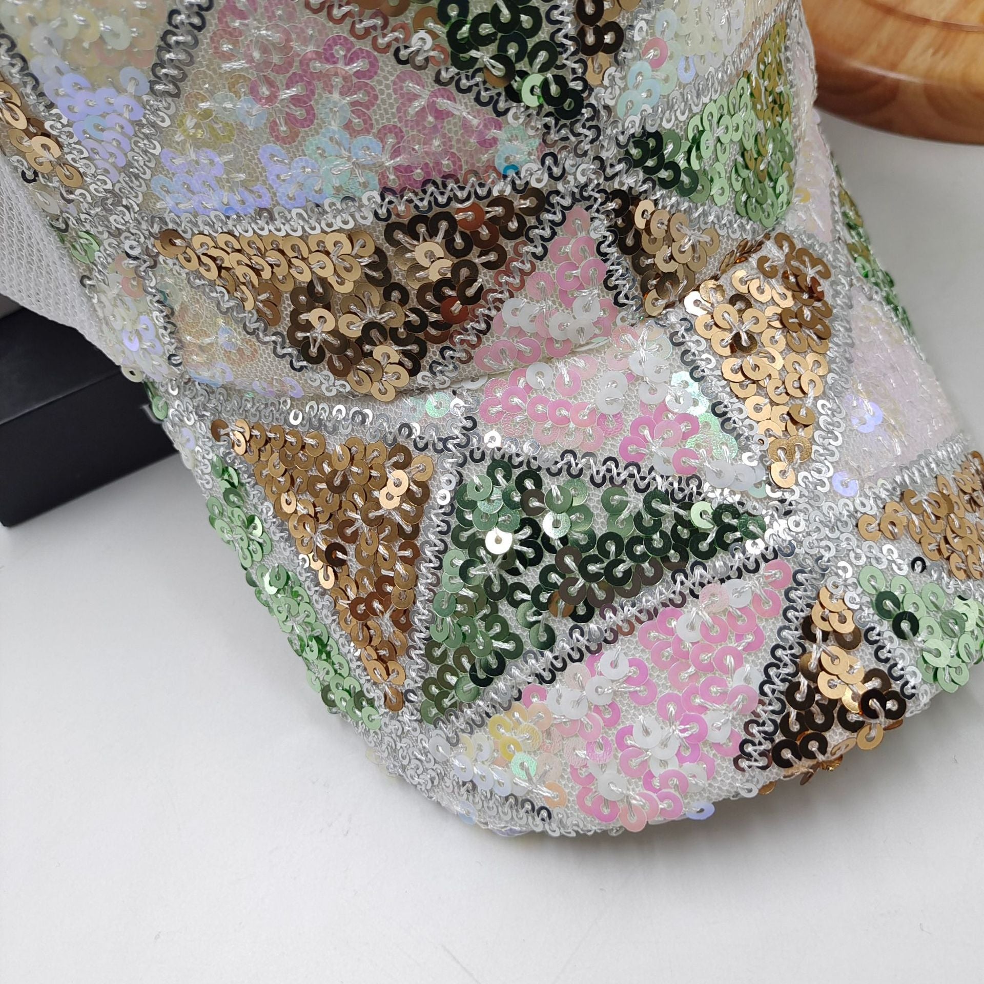 Wholesale Sequin Hat Stage Baseball Cap ACC-HT-Daod004