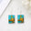 Wholesale  Carlo card game chess earrings  personality resin earrings