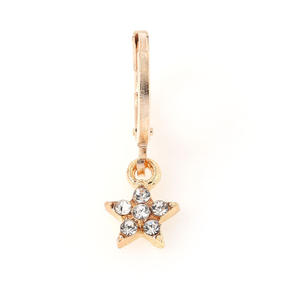 Wholesale Bohemian a variety of wings stars cross personality ear buckle earrings set