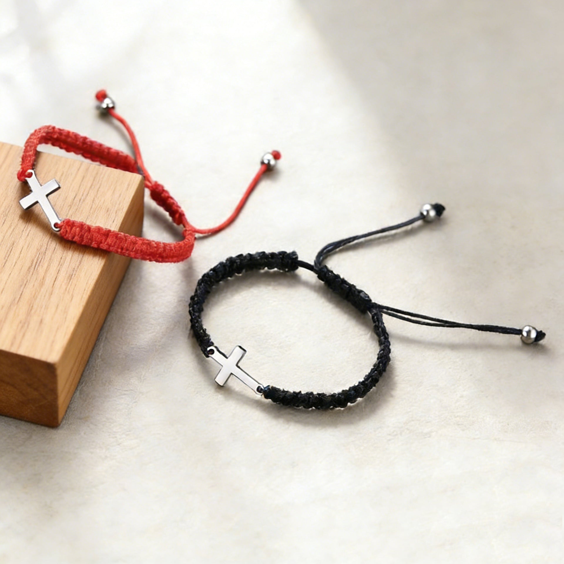Wholesale Multi-Color Hand-Woven Zinc Alloy Couple Bracelet,  Everyday Jewelry Accessory