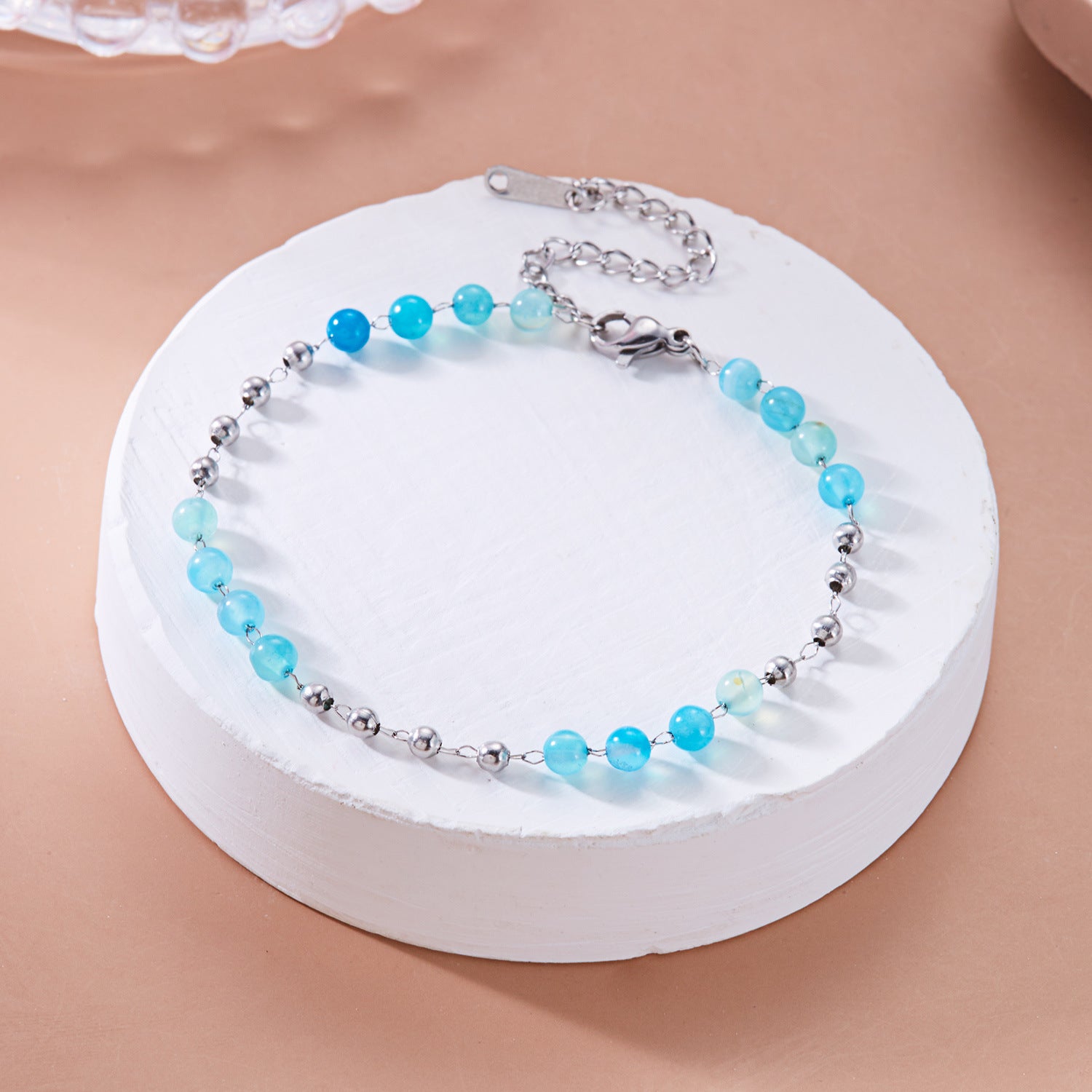 Wholesale Versatile Stainless Steel Colorful Beaded Bracelets