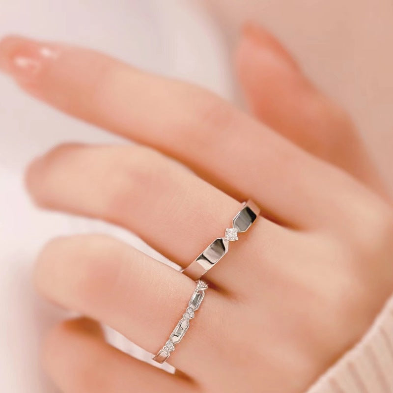Wholesale S925 Sterling Silver Love Couple Ring